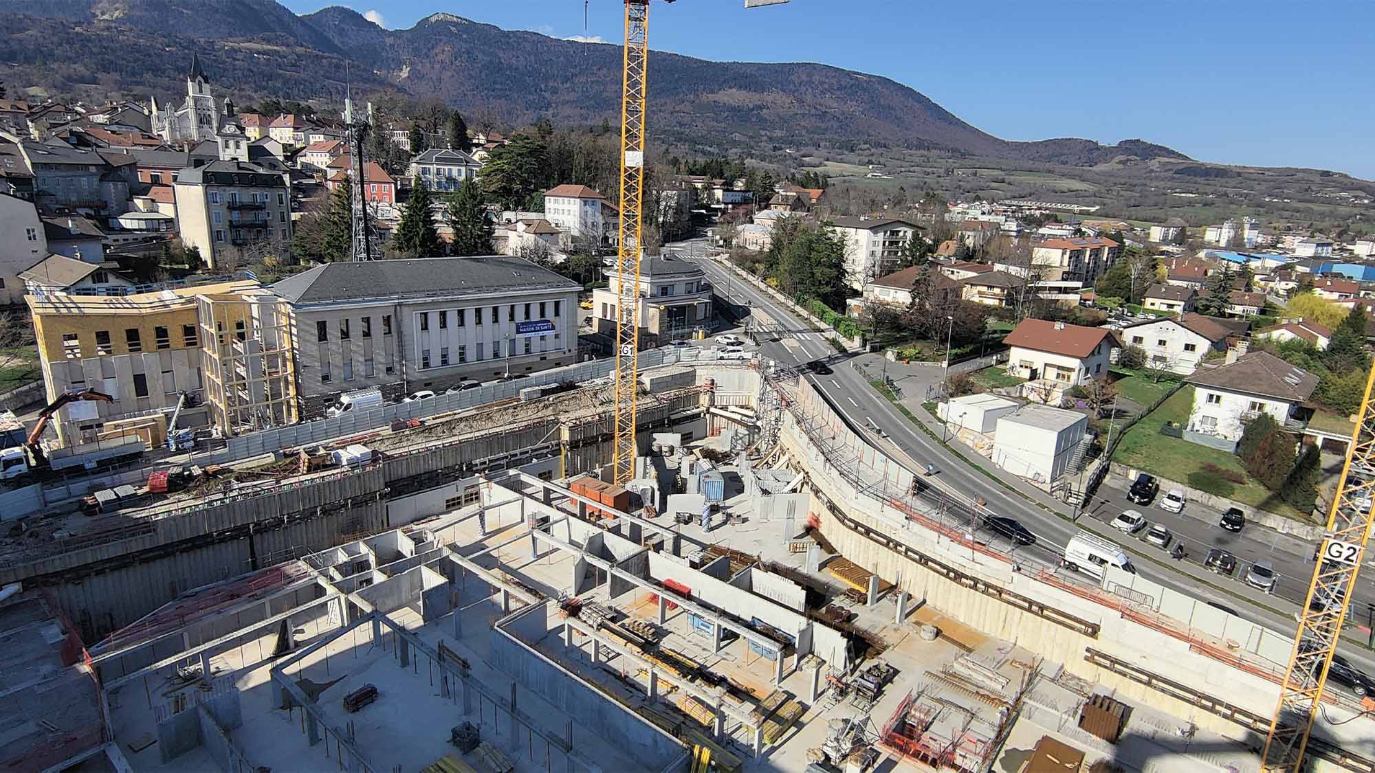 Bâtiment construction en cours